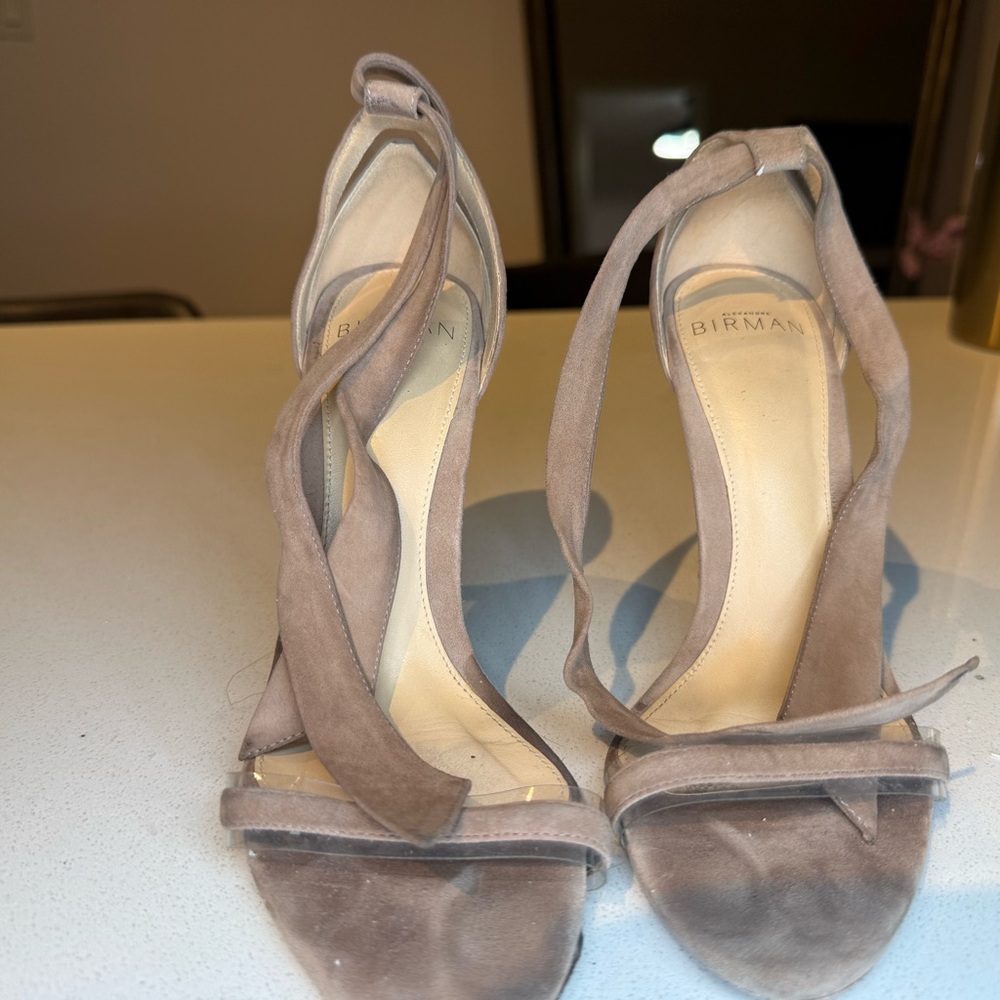 Alexandre Birman Brown Suede Heels